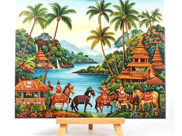 Canvas Painting 50" x 50" - Demo