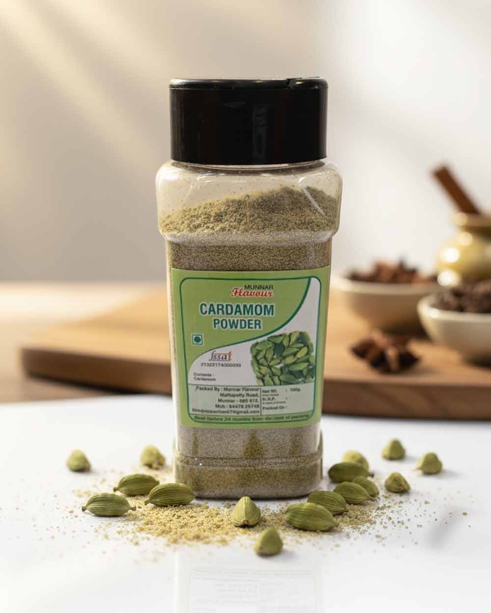 Keralas-Best-CARDAMOM-POWDER-2 Cardamom Powder - 100 gram - Image 1