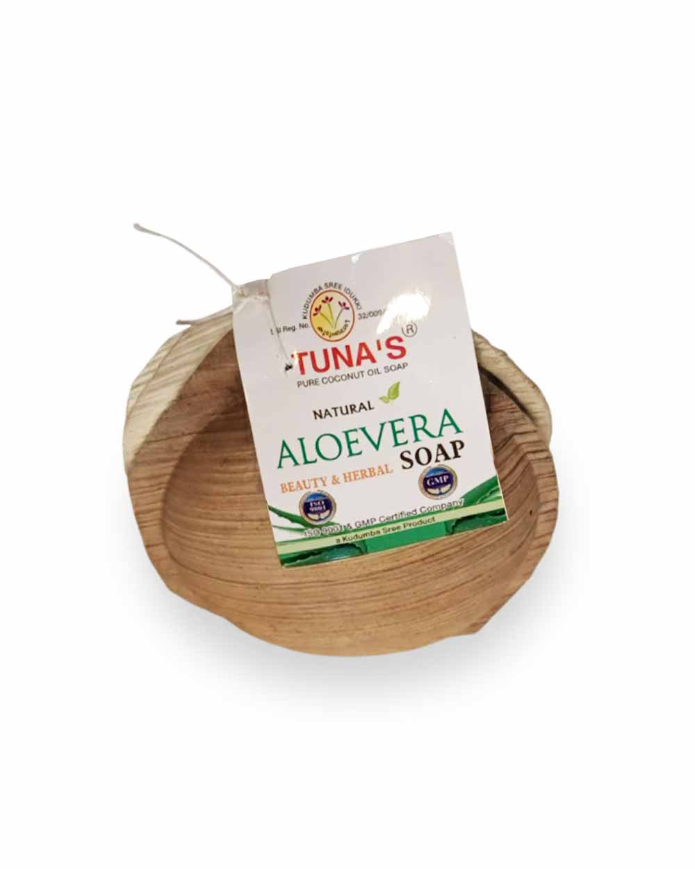 Natural-Aloevera-Beauty-and-Herbal-Soap-Pure-Coconut-Oil-Soap Aloevera Herbal Soap - 100g - Image 1