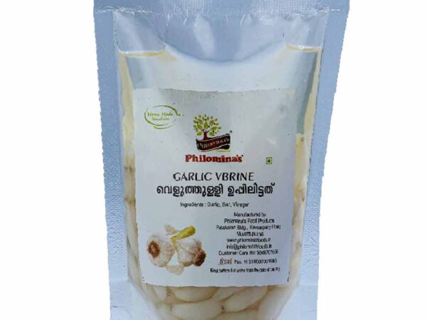 Garlic Brine - 200g | Veluthulli Uppilitath