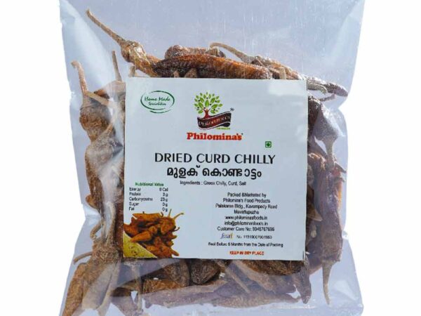 Dried Curd Chilli | Mulaku Kondattom