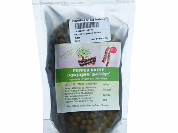 Pepper Brine | Uppil Itta Kurumulaku - 200g