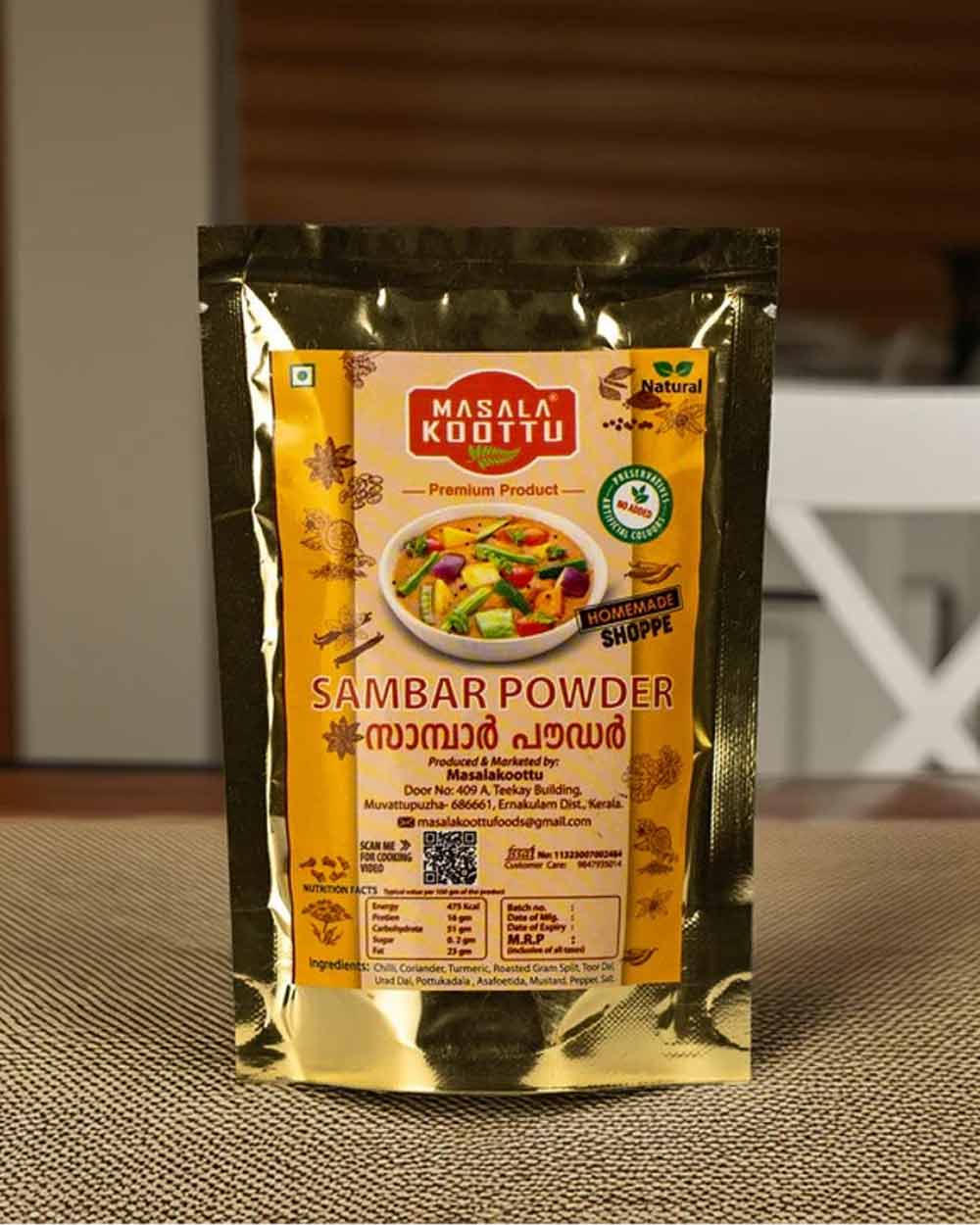 sambar-powder Sambar Masala - 100 g - Image 1