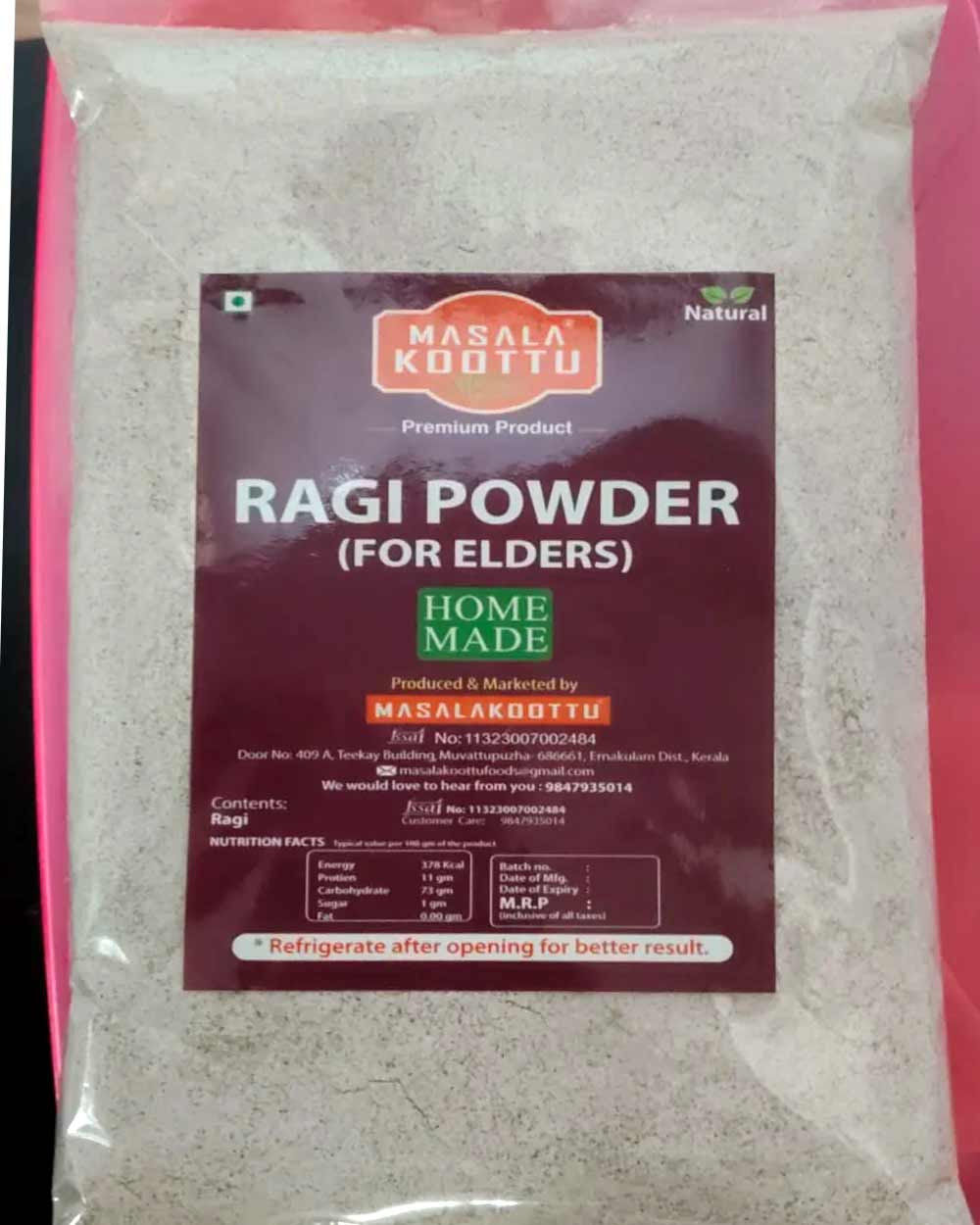 Ragi-powder-for-elders Ragi Powder (for Elders) - 500g - Image 1