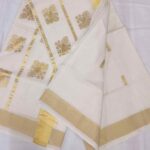 Kuthampully Handlooms Kasavu Saree