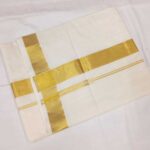 Kuthampully Saree - Kerala Saree (Single Line Kasavu)