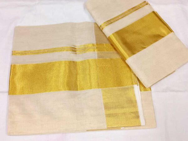 Kuthampully Kasavu Set Mundu