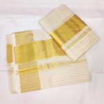 Kuthampully Kasavu checkered Set Mundu