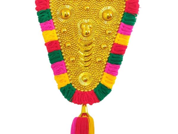 Premium Handcrafted Kerala Nettipattam | Elephant Caparison - Multi Color  – Traditional Wall Hanging - 70 cm