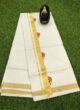 Kathakali Mural design - Cotton Double Mundu - Image 4