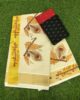 Vishu Special Golden Tissue Set Saree with Traditional Mural Print & Kasavu Border - Image 2